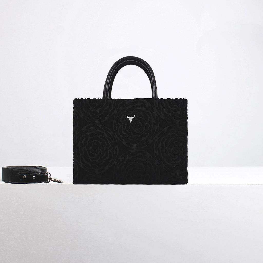 SAC MINI CHARLIE - CAMÉLIA NOIR