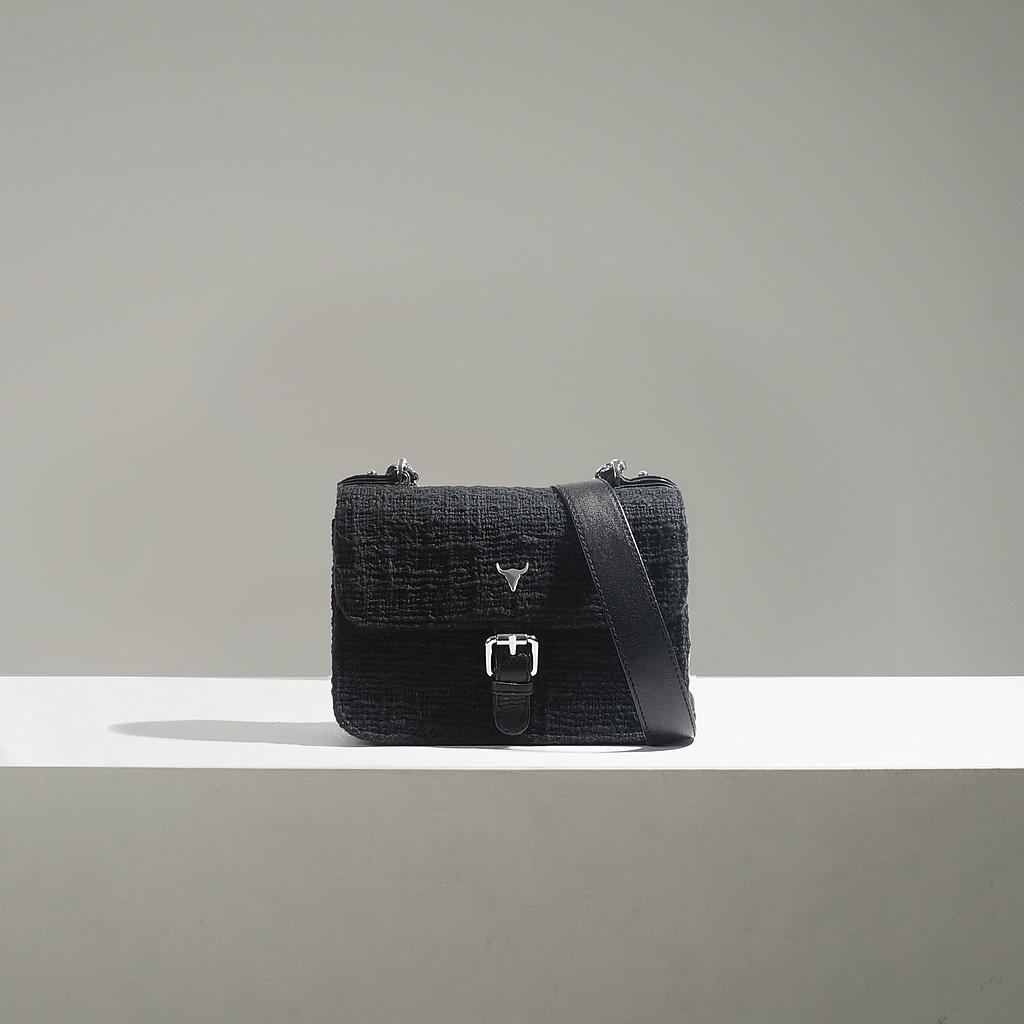 PRE- COMMANDE SAC XS OLIVIA - TISSÉ NOIR