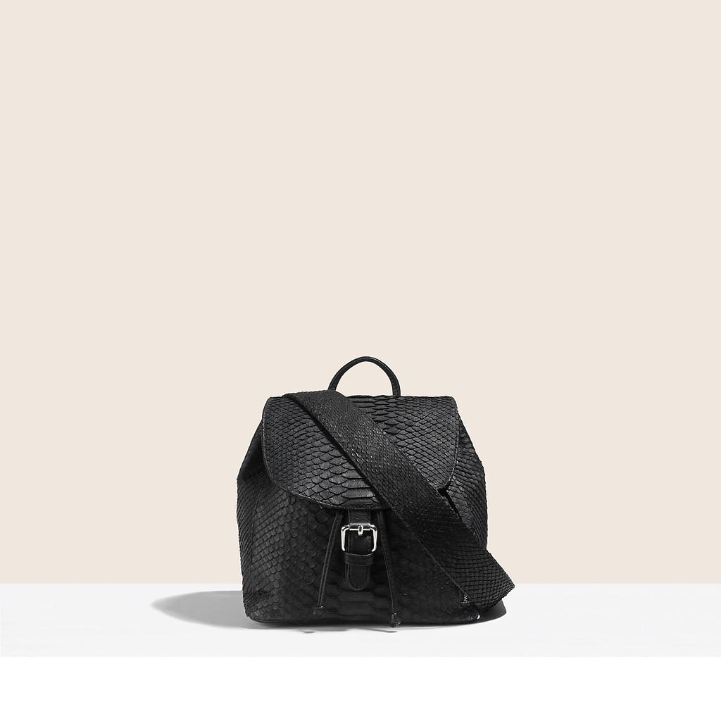 SAC À DOS XS JOURDAN - PYTHON NOIR