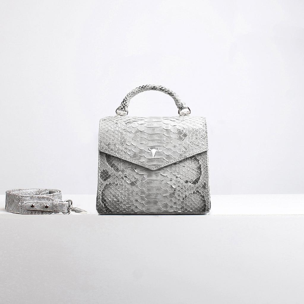 SAC XS JOÉ - PYTHON NATURAL SILVER