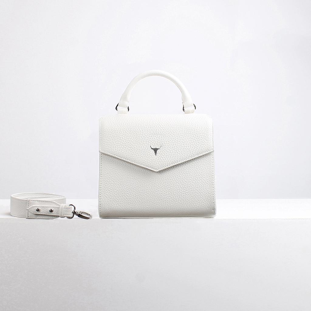 SAC XS JOÉ - CUIR BLANC
