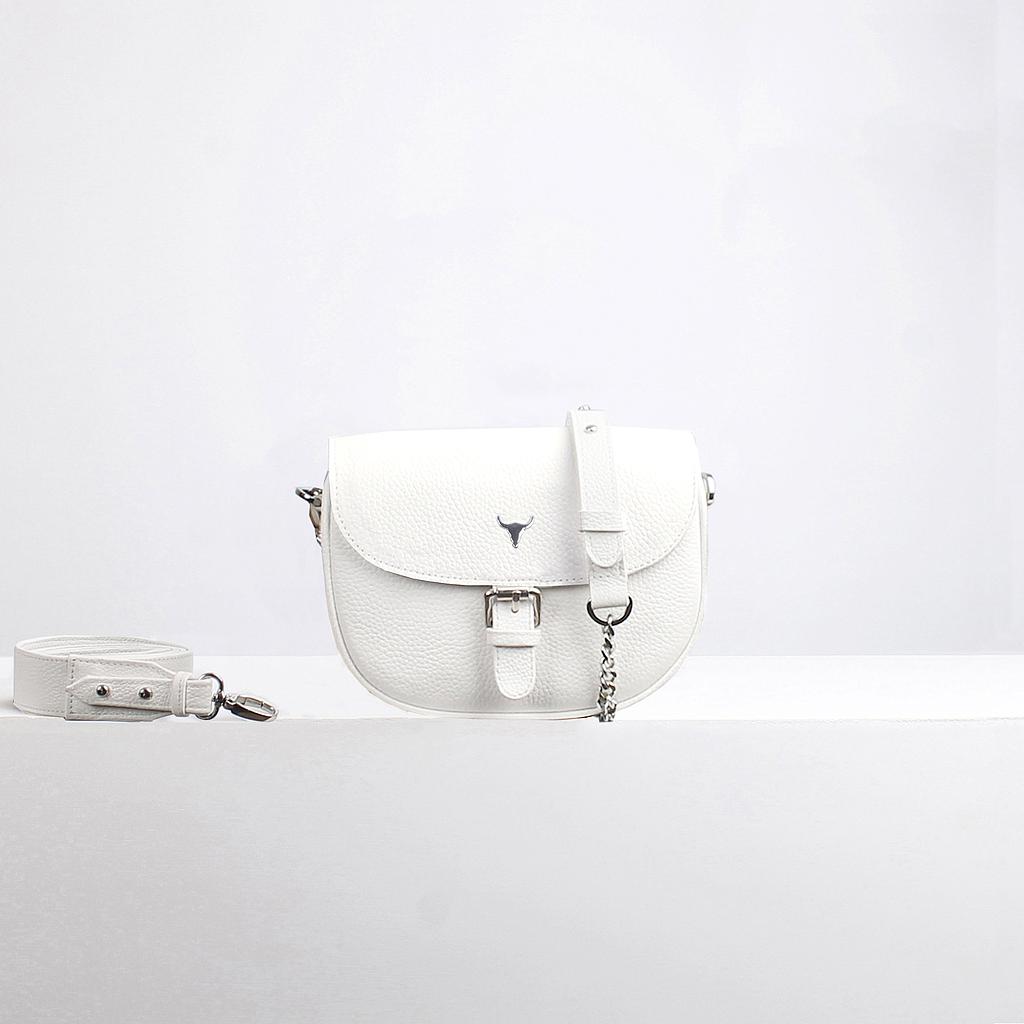 SAC XS DEAN - CUIR BLANC