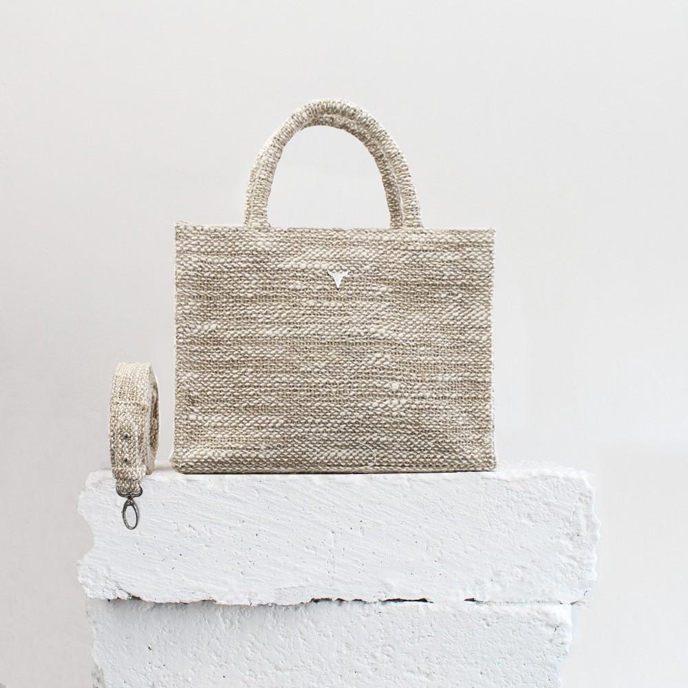 SAC MINI CHARLIE - TWEED NATUREL