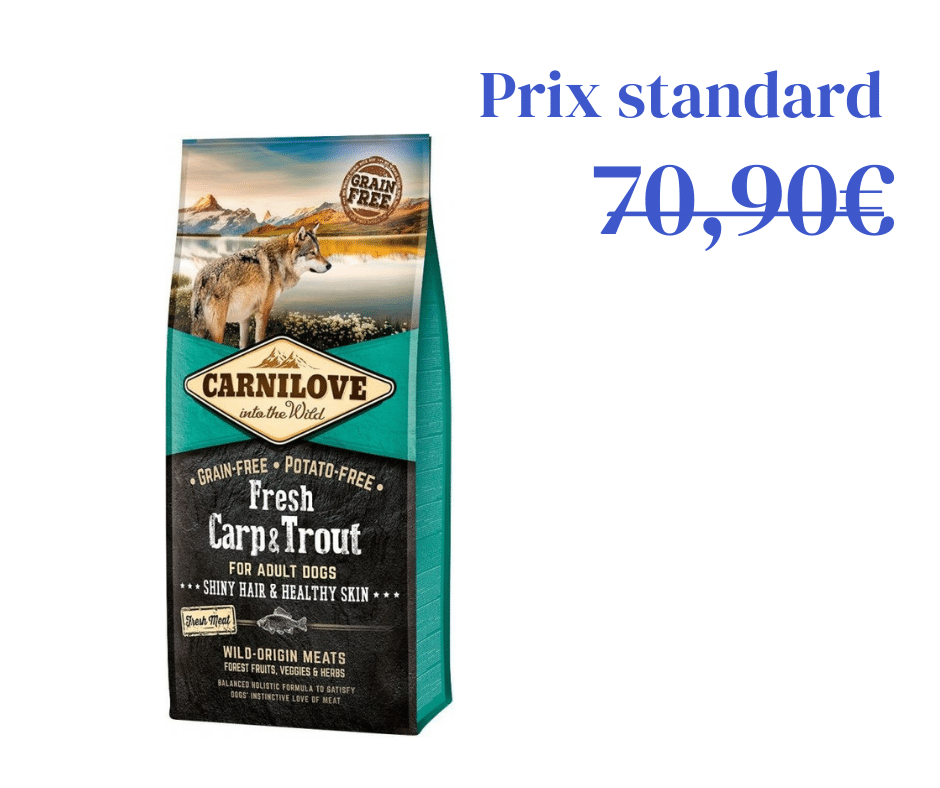 Carnilove Fresh Carp &amp; Trout Shiny Hair &amp; Healthy Skin 12kg