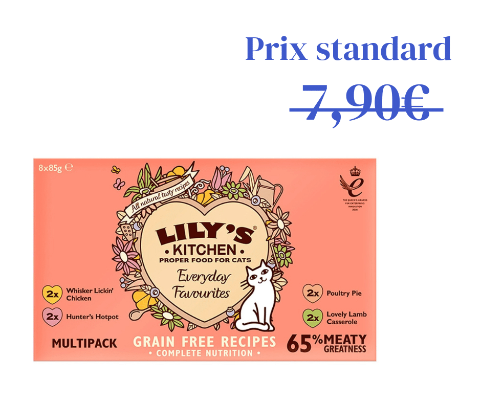 Multipack 8 Barquettes - 4 saveurs - pour adulte 8x85g