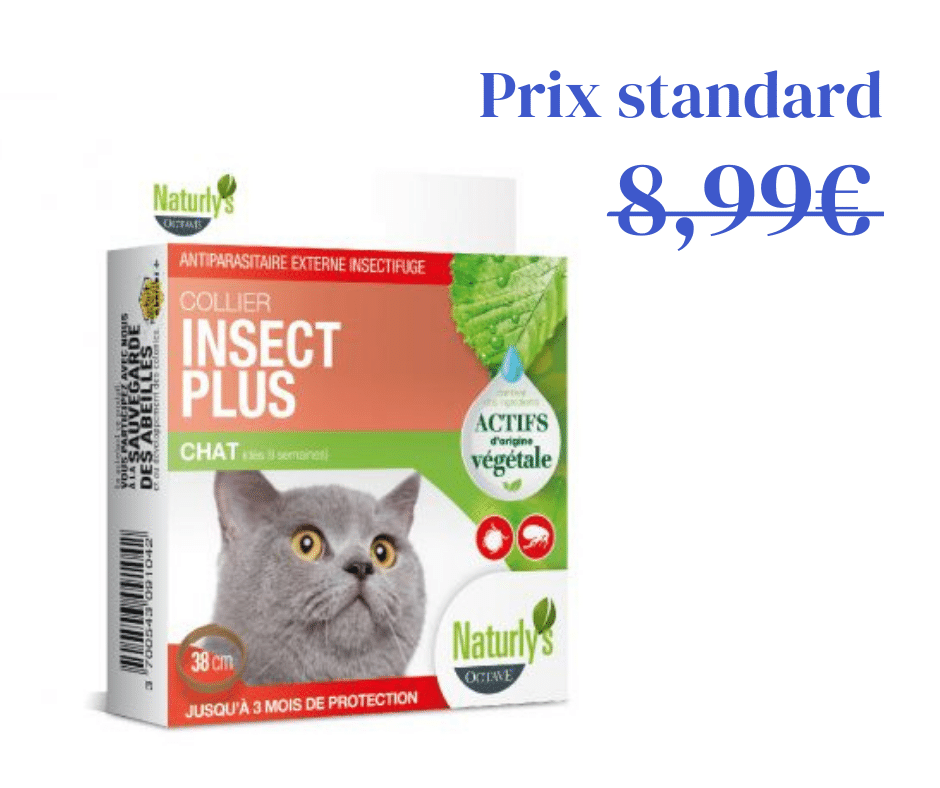 Collier Antiparasitaire Insect Plus pour Chat