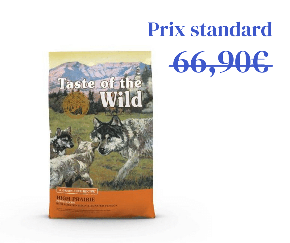 Croquettes Sans Céréales High Prairie Puppy 12,2kg