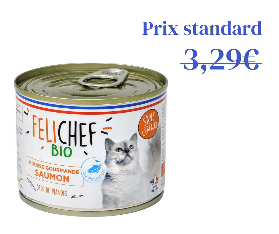Mousse Felichef BIO Sans céréales - Saumon 200g