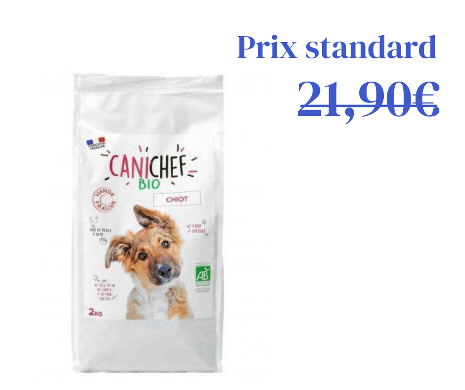 Croquettes BIO pour chiot - 2kg