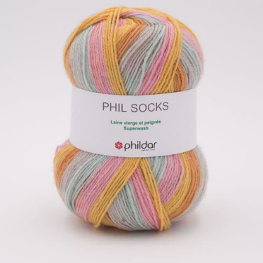 Fil à Chaussettes Phil Socks Multico - Phildar