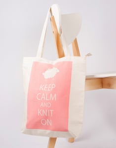 Sac tricot Rose Sheepbag - Phildar