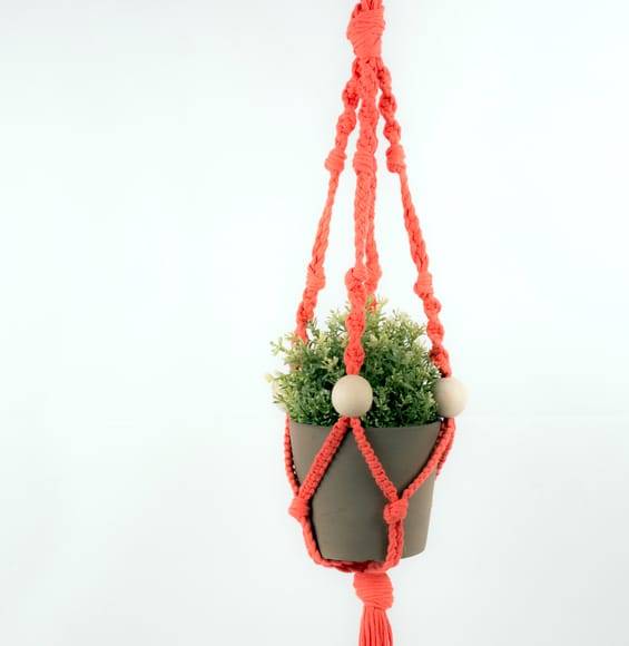 Kit DIY Suspension en macramé Corail- Phildar