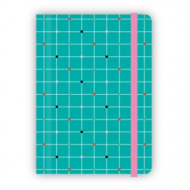 Carnet Quadrillage Bleu - Fifi Mandirac