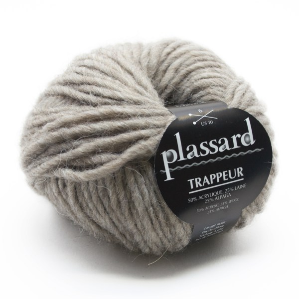 Laine Plassard - Trappeur - Gris Clair