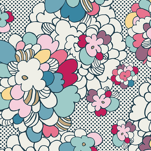 Tissu Pop Art Springblossom - Art Gallery