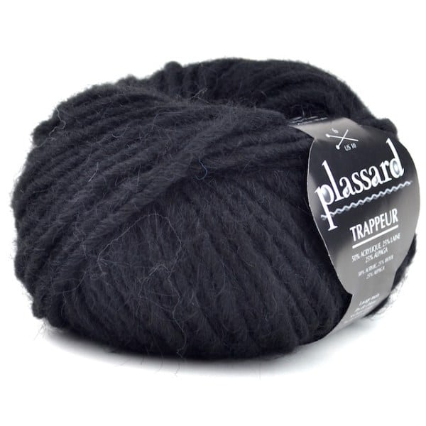 Laine Plassard - Trappeur - Noir