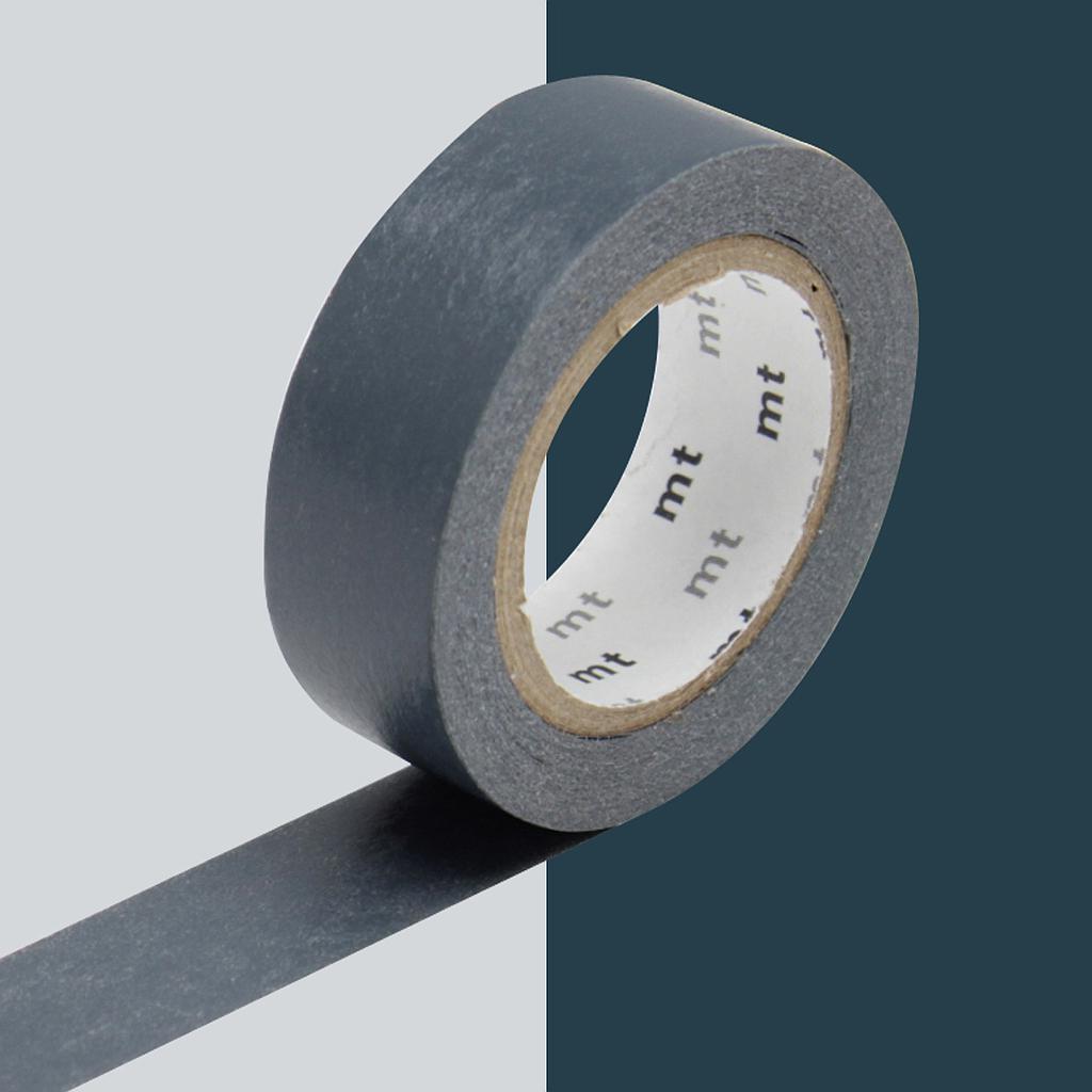 Masking Tape pétrole aonibi uni - 1,5 cm x 10 m