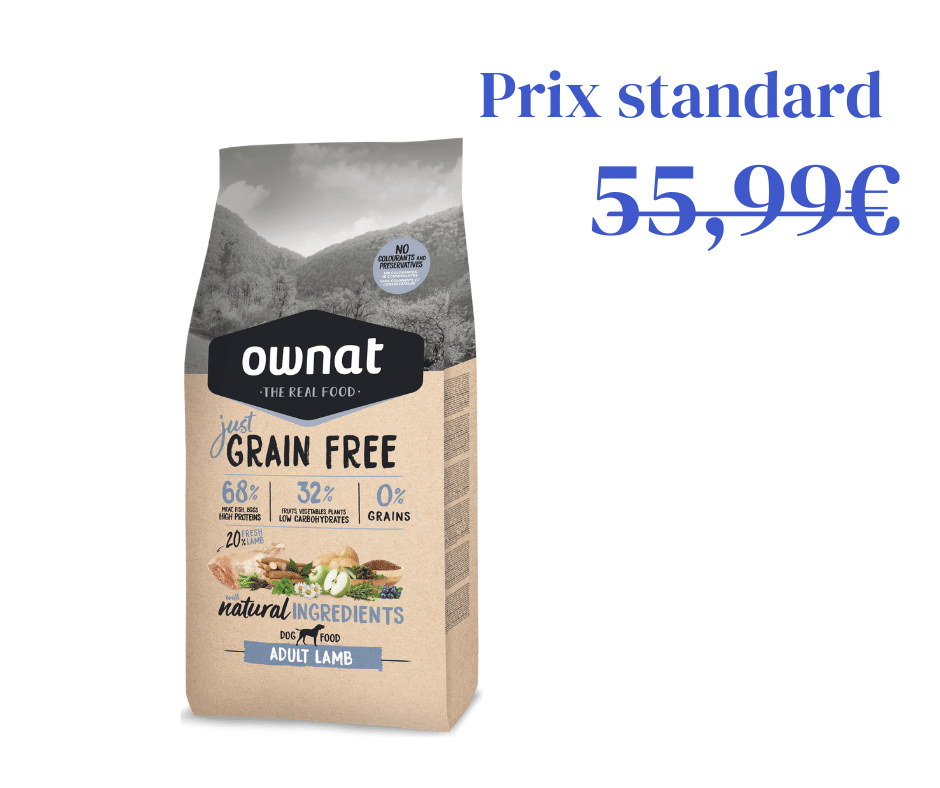 Just Grain Free Adulte Agneau pour chien - 14kg