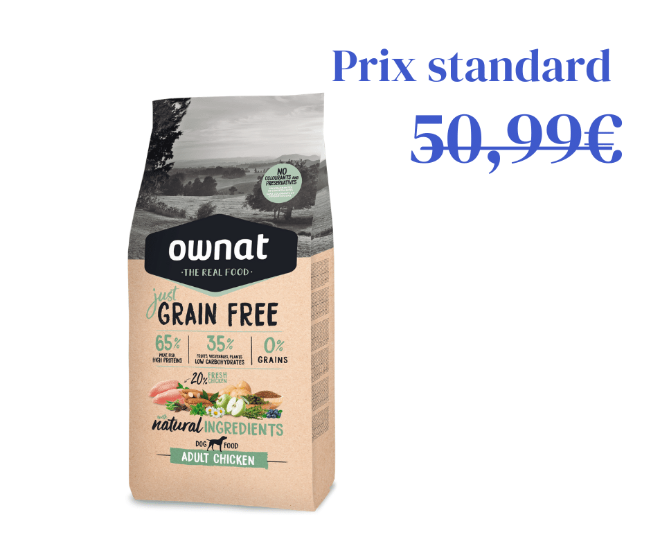Just Grain Free Adulte au Poulet pour chien - 14kg