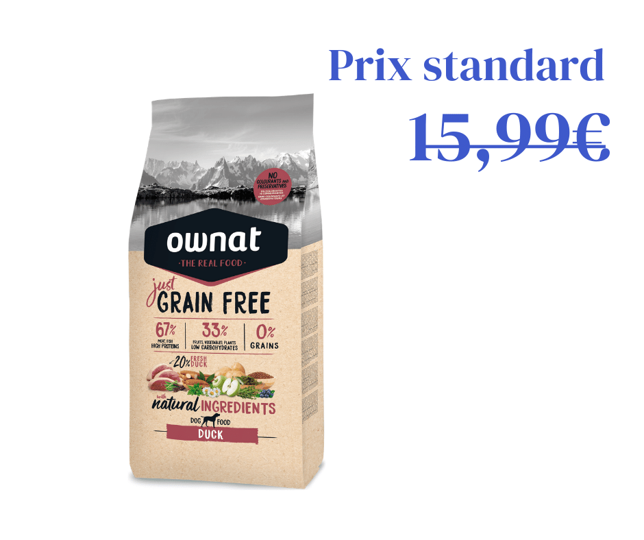 Just Grain Free au Canard pour chien - 3kg