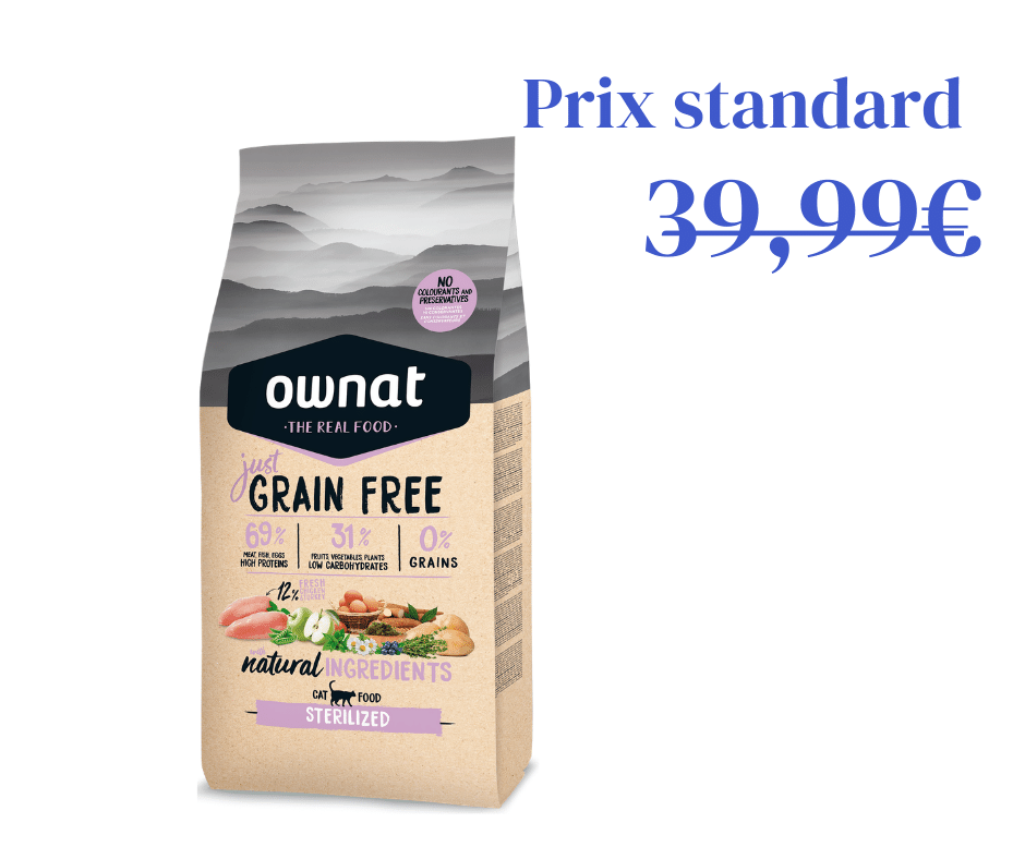 Just Grain Free Sterilized Poulet et Dinde pour chat - 8kg