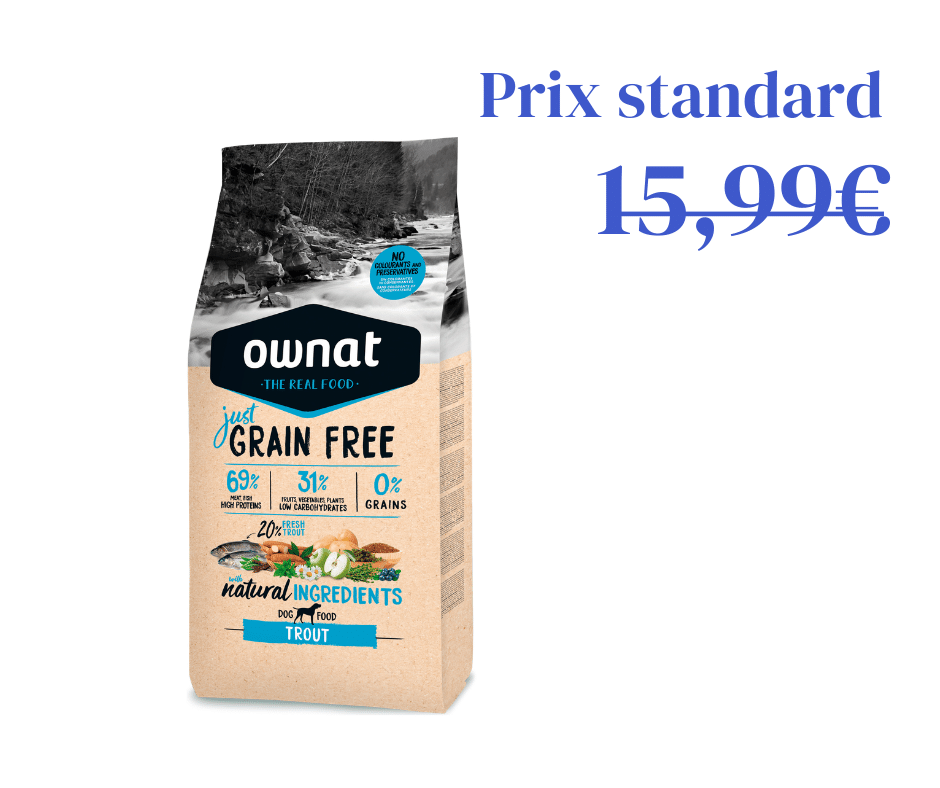 Just Grain Free à la Truite pour chien - 3kg