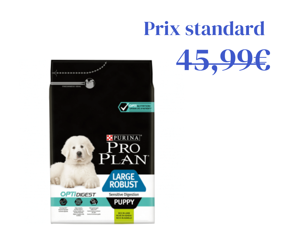 Large Robust Puppy Sensitive Digestion 14kg - riche en agneau