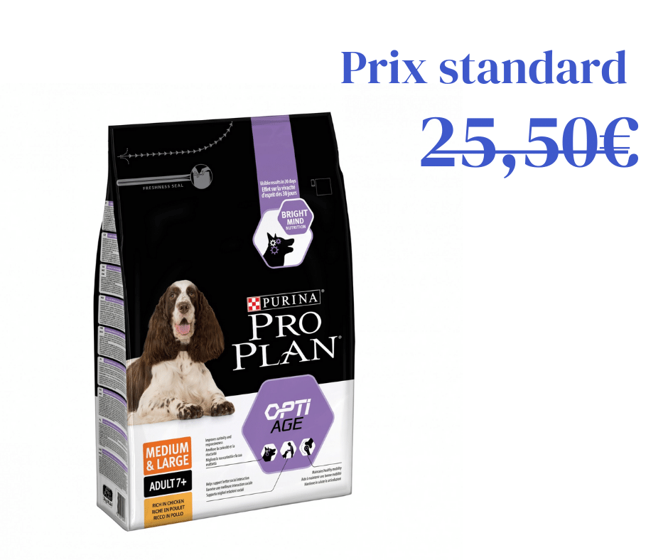 Medium &amp; Large Adult 7+ OptiAge 3kg - riche en poulet