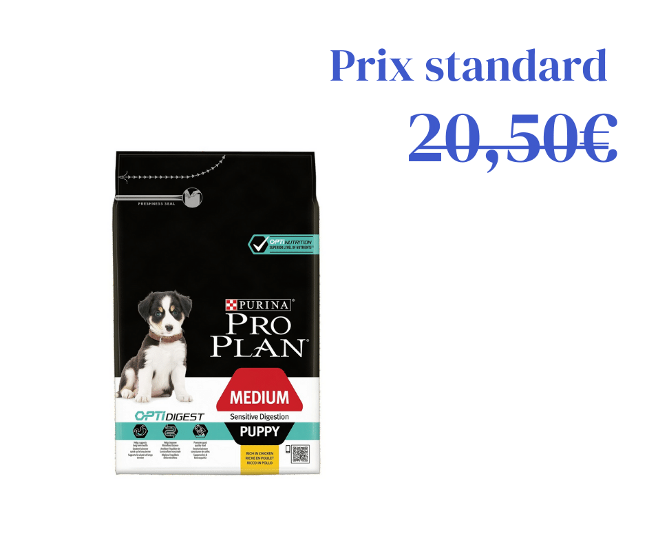 Medium Puppy Optidigest 3kg - riche en poulet