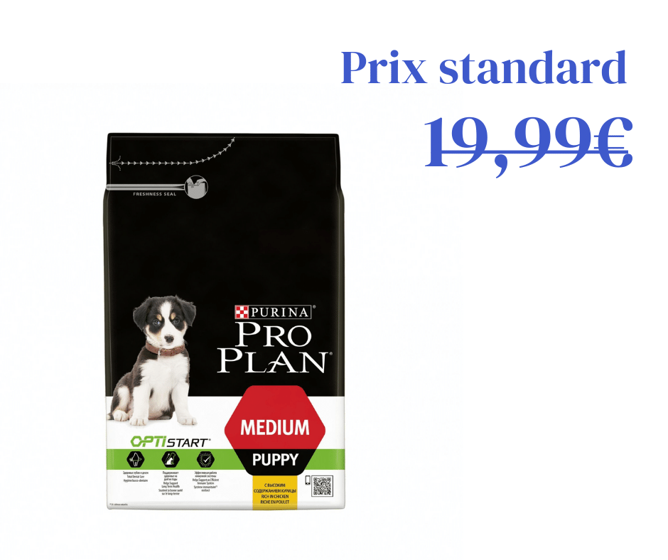 Medium Puppy Optistart 3kg - riche en poulet