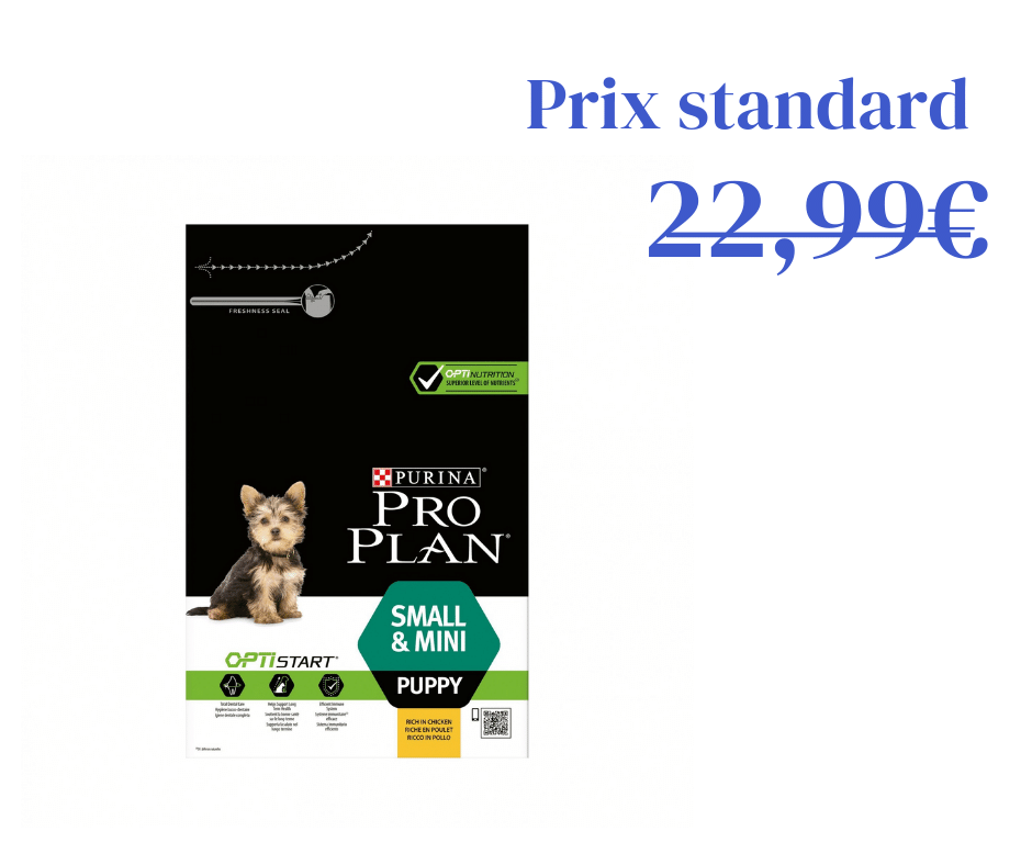 Small &amp; Mini Puppy Optistart 3kg - riche en poulet