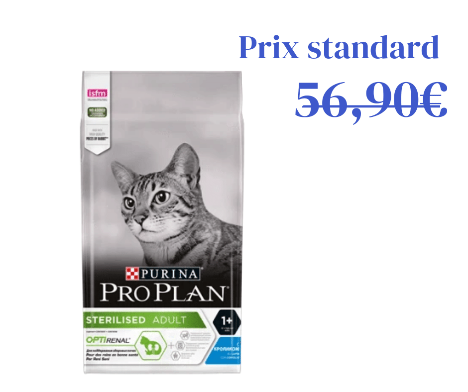 Sterilised Adult avec Optirenal 10kg - Au Lapin