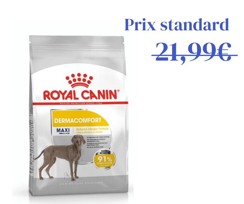 Maxi Dermacomfort pour Chien Grande Taille - 3kg