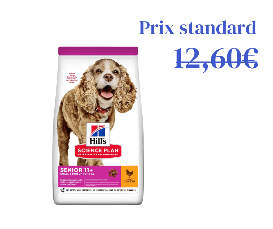 Poulet pour Chien Senior 11+ de Petit et Très Petit Gabarit
