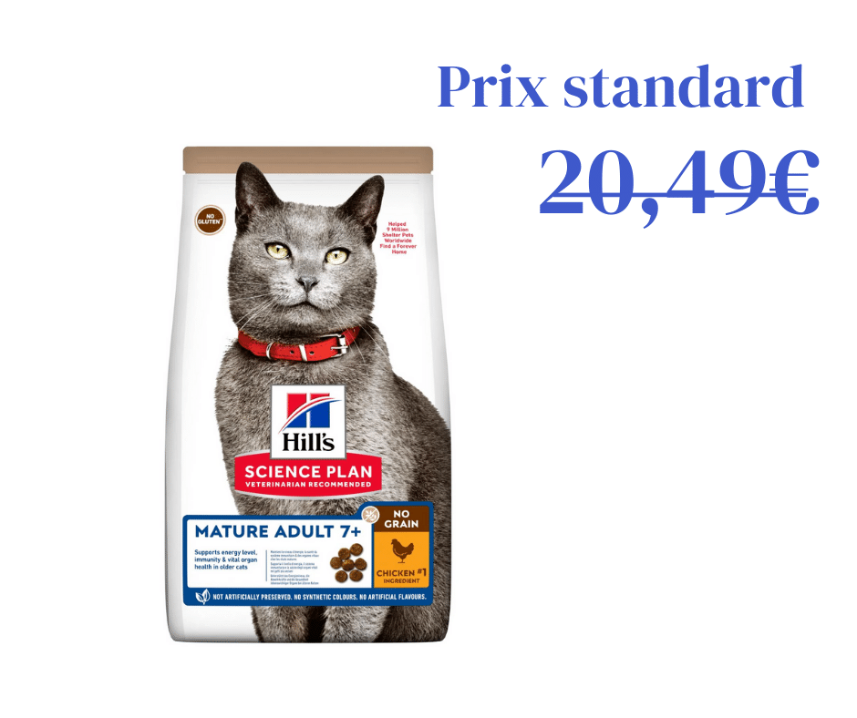 Poulet Sans Céréales pour Chat Mature