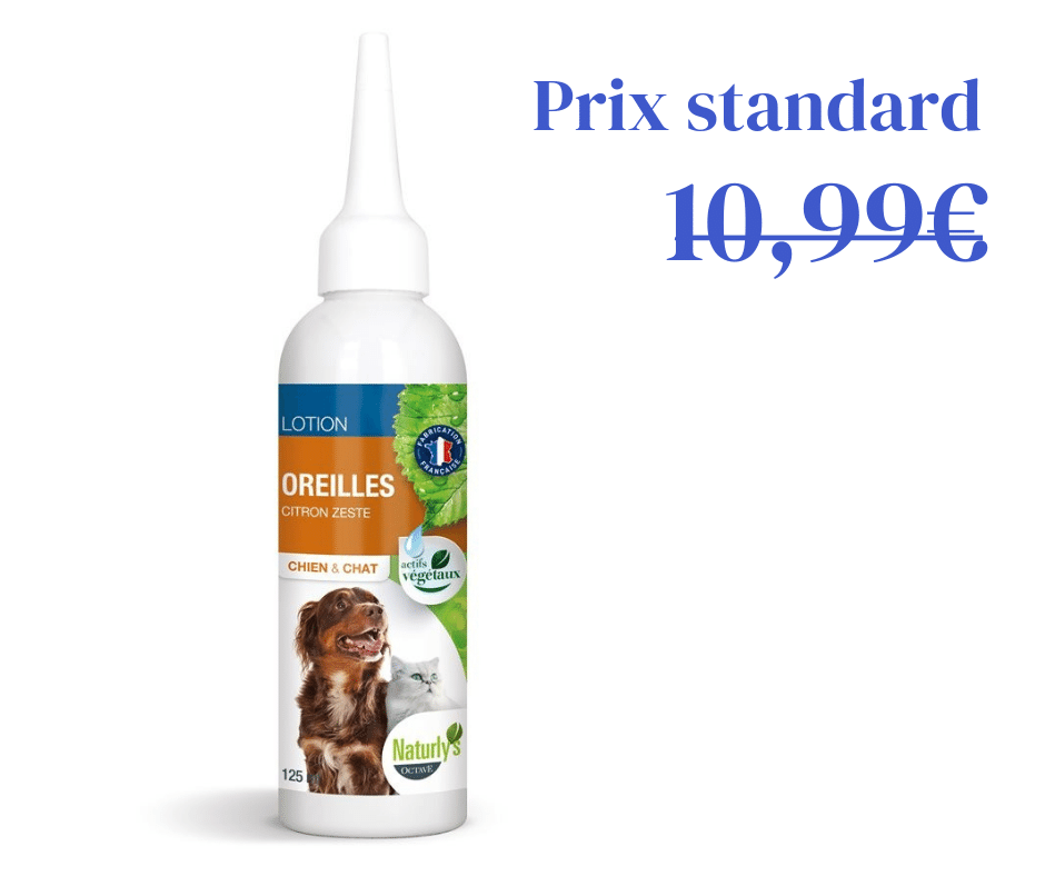 Lotion Oreilles Bio et Naturelle pour chiens et chats