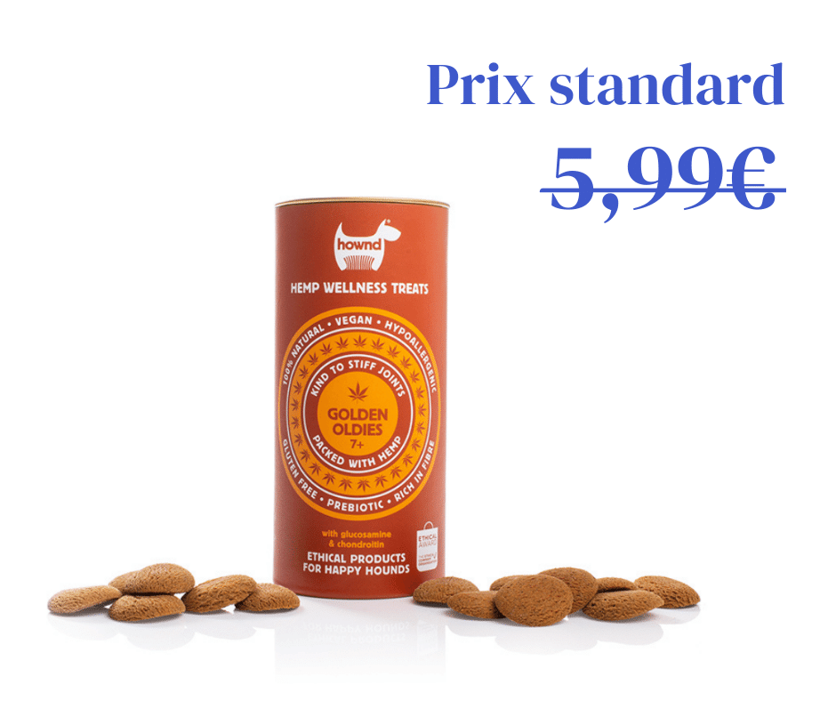 Biscuits Golden Oldies au Chanvre - Chien Senior 130g