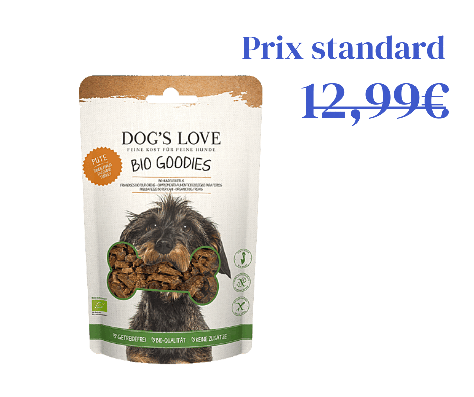 Friandises Bio Goodies à la Dinde - pour chien 150g