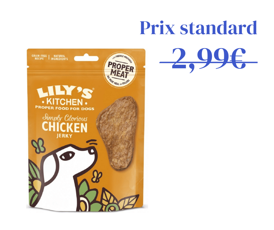 Friandises à la viande séchée de Poulet pour chien 70g