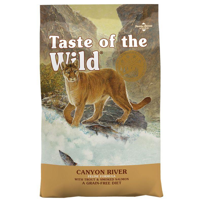 TASTE OF THE WILD - Canyon River Truite &amp; Saumon - Sans céréales - Pour chat 2kg