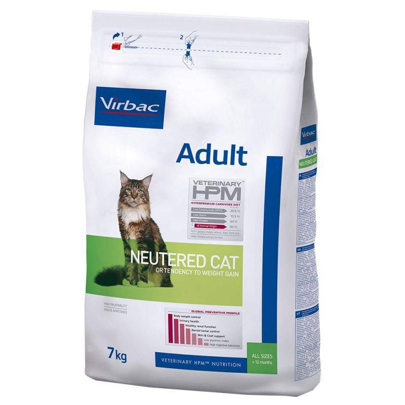 Virbac Veterinary HPM Adult Neutered - pour chat adulte stérilisé - 7kg