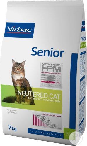 Virbac Veterinary HPM Senior Neutered - pour chat senior stérilisé - 7kg