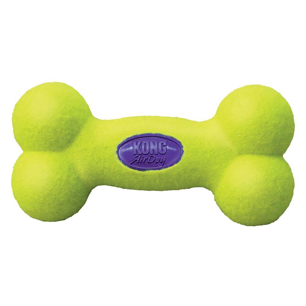 Kong Air Squeaker Bone - Jouet rebondissant 2 en 1 pour Chien - 3 formats