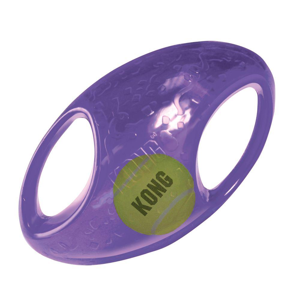 Kong Jumbler Football - Balle 2 en 1 - 2 formats - 4 couleurs