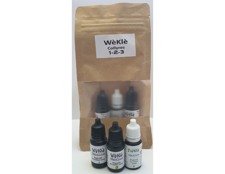 Pack 3 collyres Wéklé Joseph Onier