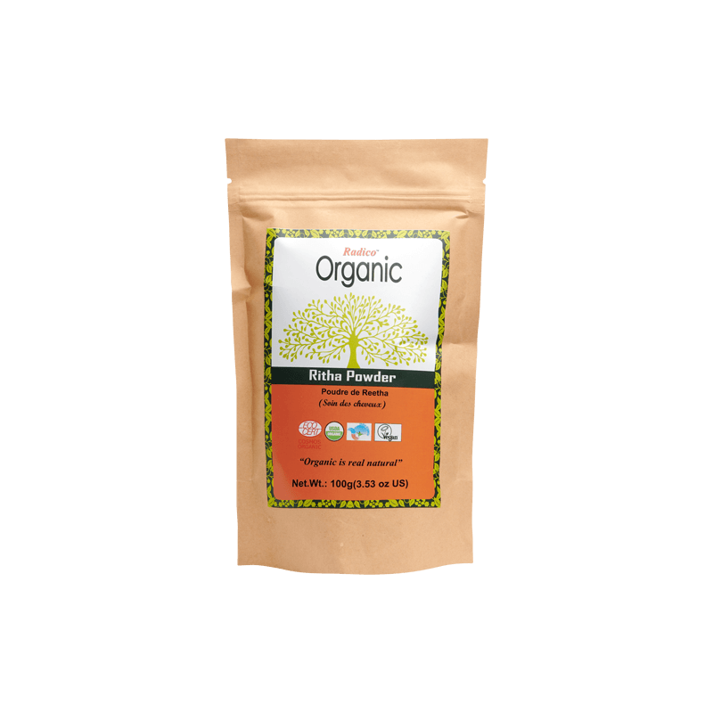 Poudre Indienne Bio Reetha (100g) Radico coloration organic