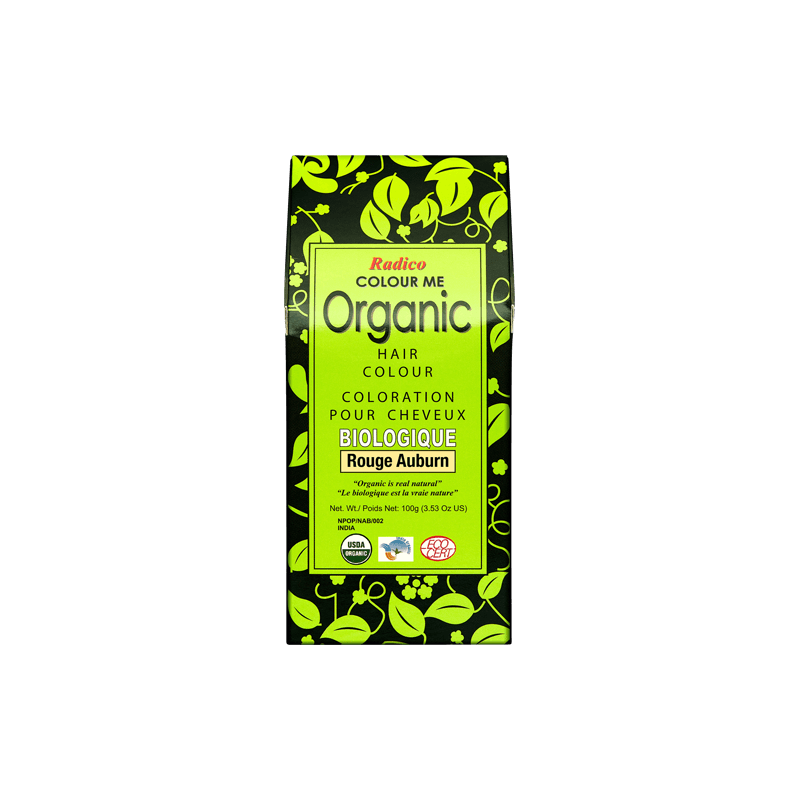 Coloration végétale Bio Rouge Auburn (100g) Radico Color me