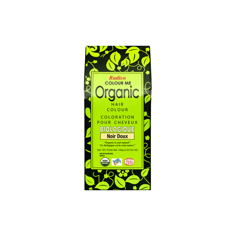 Coloration végétale Bio Noir Doux (100g) Radico Color me