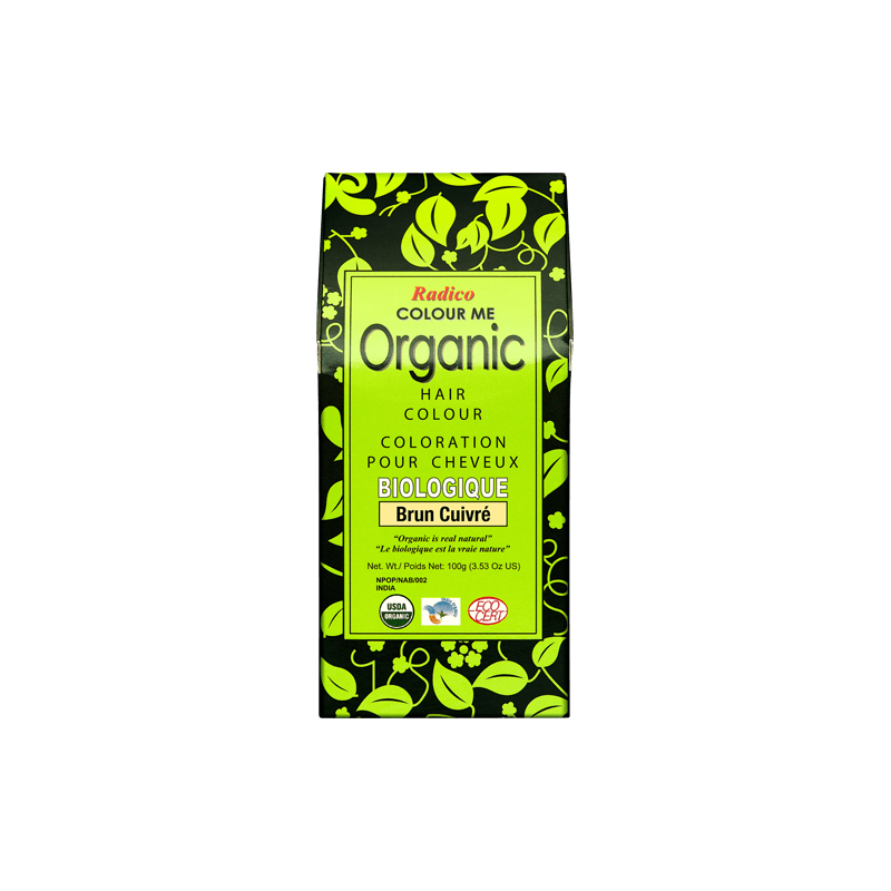Coloration végétale Bio Brun Cuivré (100g)  Radico color me
