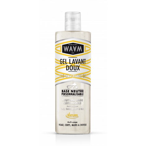 Gel lavant doux base neutre WAAM  400ml